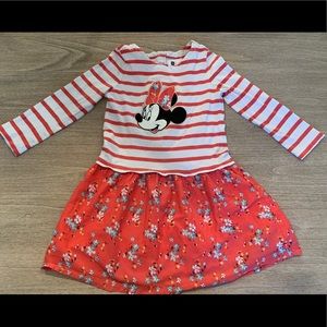 Gap x Disney Minnie Mouse floral striped dress